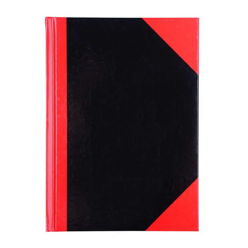 Cumberland Notizbuch A4 Schwarz &amp; Rot