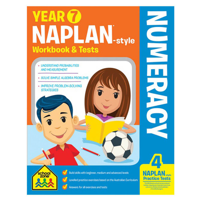 Workbook a testy Schoolzone Naplan 7.