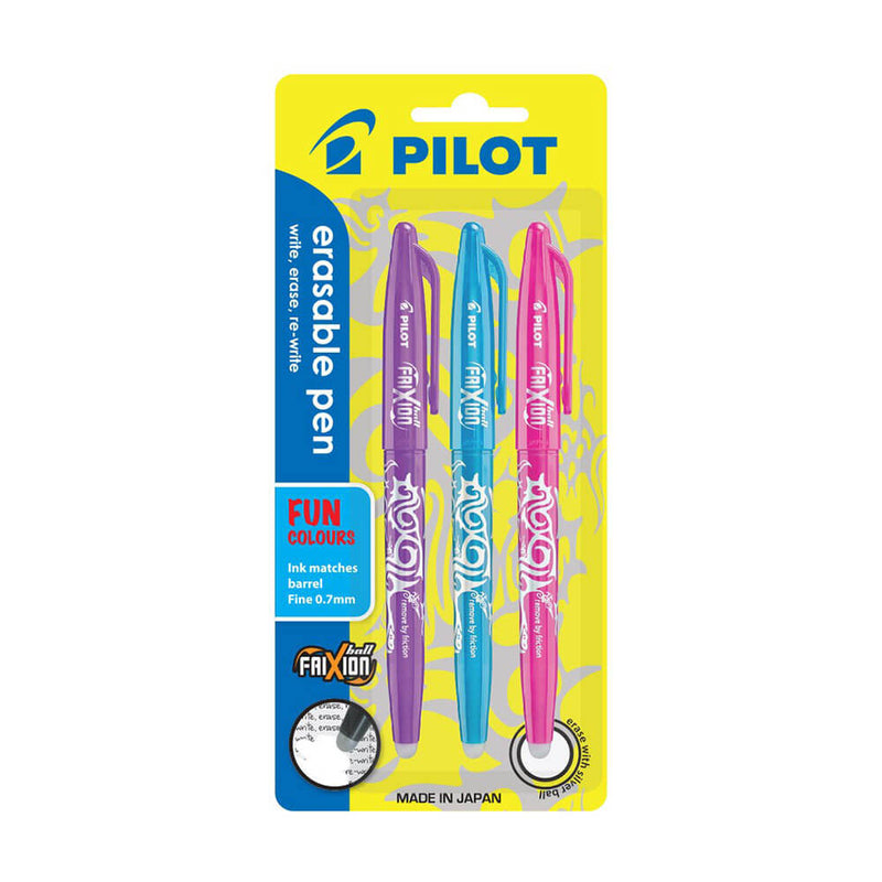 Pilot Frixion Stift Medium 1,0 mm 3er-Pckg