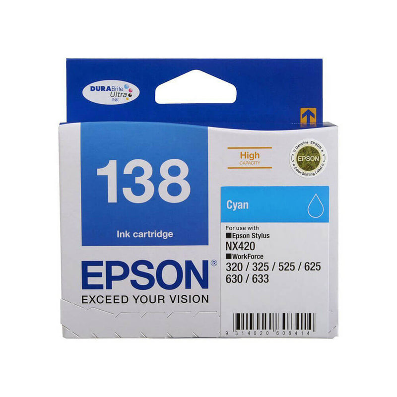 Epson s vysokým výnosem inkoustové kazety T138