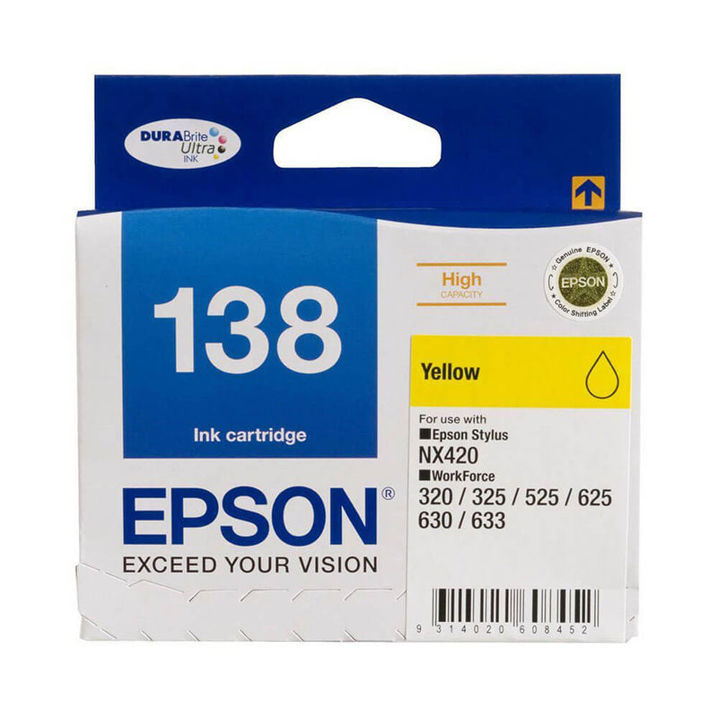 Epson s vysokým výnosem inkoustové kazety T138