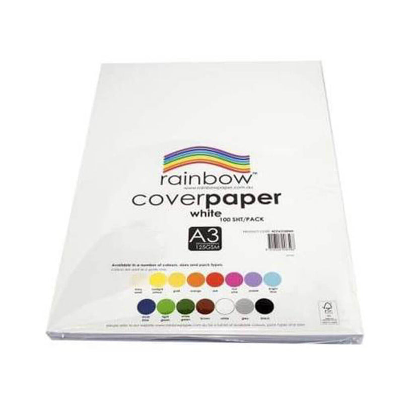 Regenbogen-Deckpapier A3 (100 Blatt)