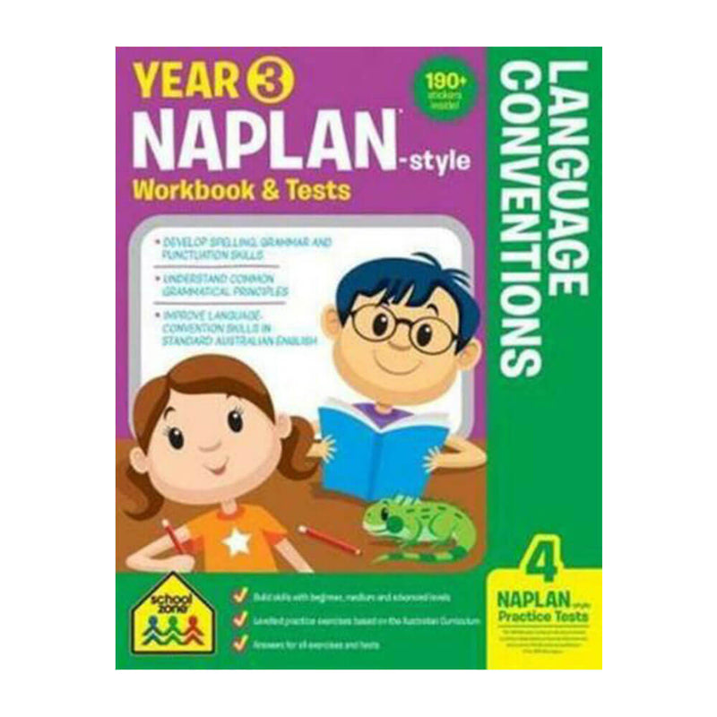 Workbook a testy Schoolzone NAPLAN 3