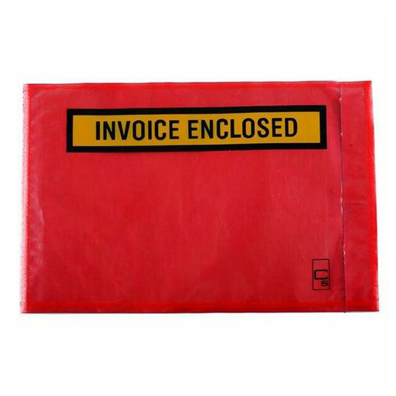 Cumberland Invoice Labelopes Rot 1000er-Pckg