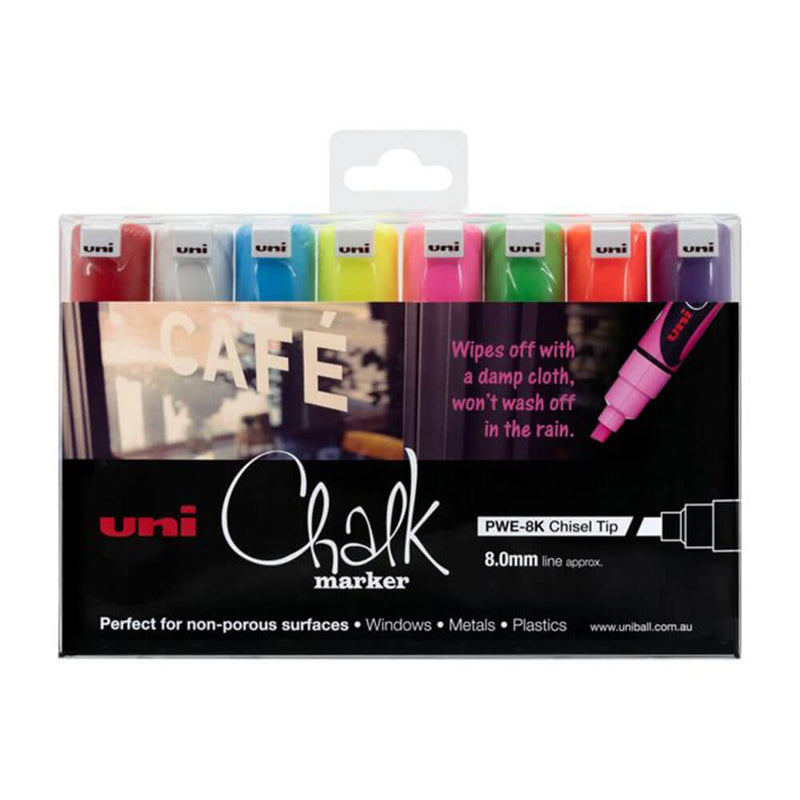 UNI Chalk Marker 8,0 mm Špičková špička