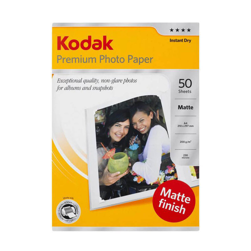 Kodak Premium Fotopapier A4 (50 Stück)