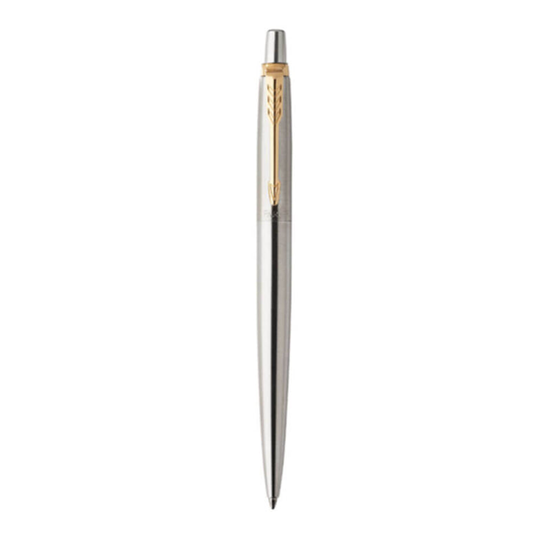 Parker Jotter Steel Gold Trim Balliont Pen