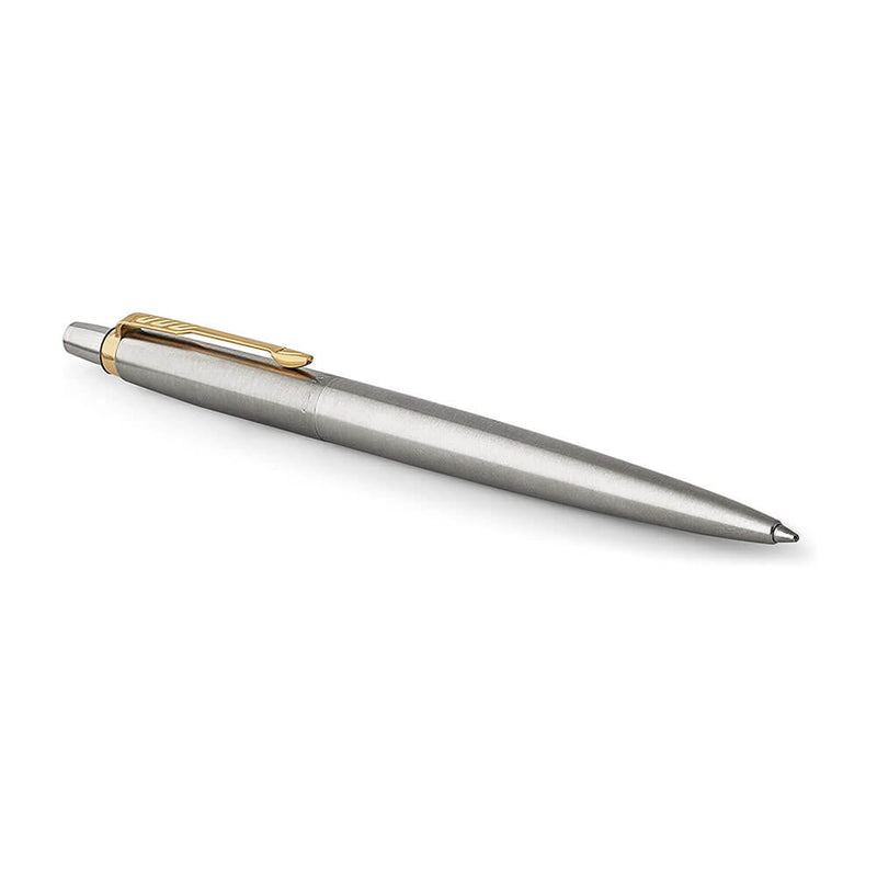 Parker Jotter Steel Gold Trim Balliont Pen