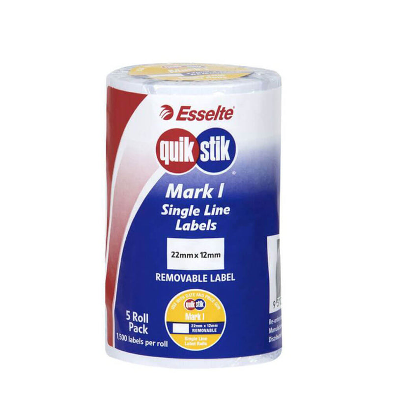 Quik Stik Mark Remodable Label Plain (5pk)