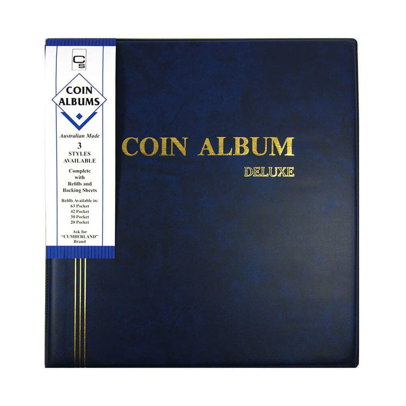 Cumberland PVC Padded Cover Coin Album doplňuje