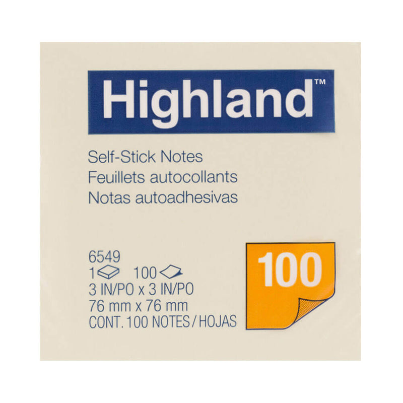 Highland Help on Notes Yellow 12pk