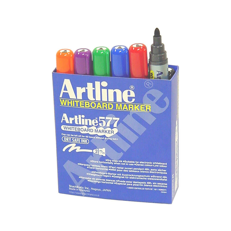 Artline Whiteboard-Marker 3 mm Rund sortiert