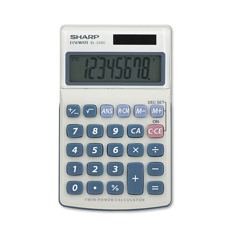 Sharp 8 číslicová kalkulačka duálního výkonu