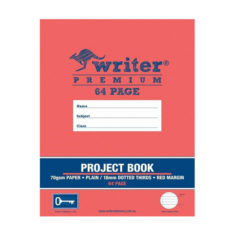 Spisovatel Premium Plain & Teatted Project Book (64 stran)