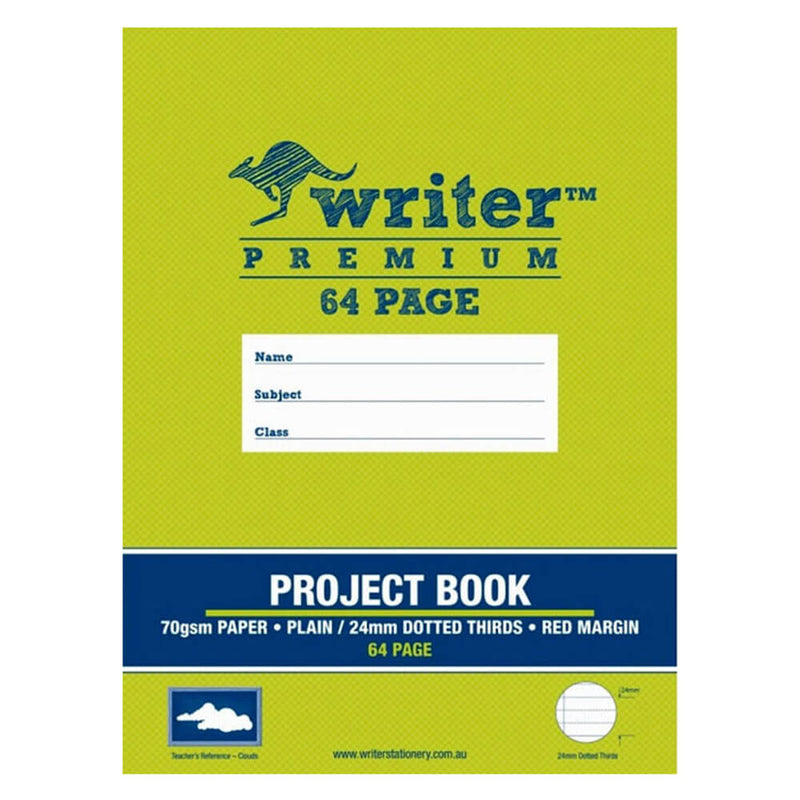 Writer Premium Plain &amp; Dotted Projektbuch (64 Seiten)