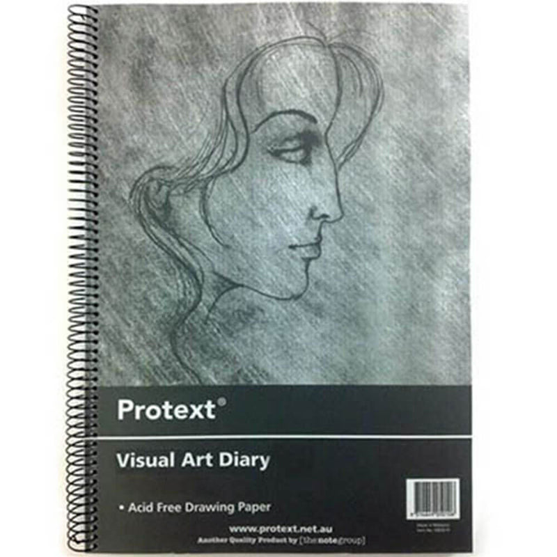 Protext Visual Art Tagebuch 60 Blatt 110 g/m² (Weiß)