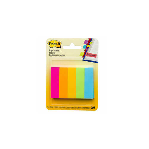 Post-it Page Markers 500 Sheets (5 Colours)