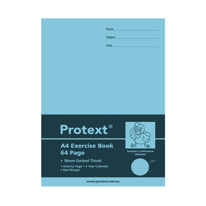 Protext Cvičební kniha 64 stran s tečkovanou čárou (A4)