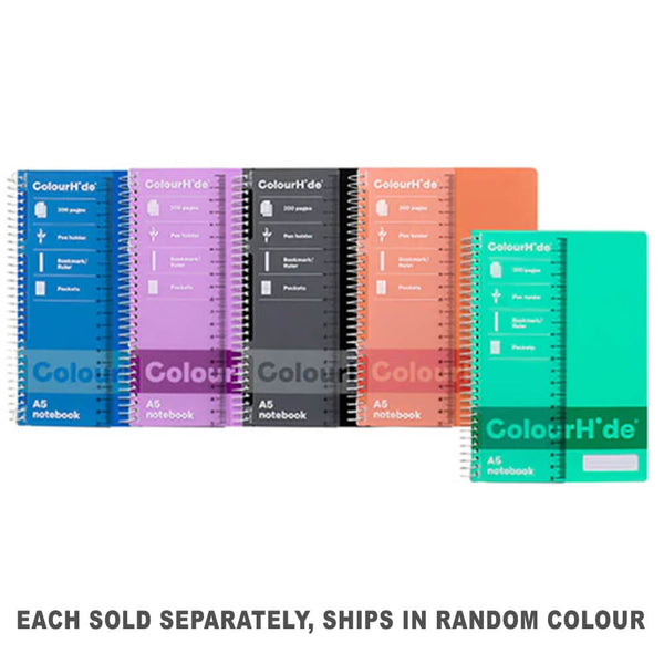 Colourhide Spiral Notebooks 200 stran A5