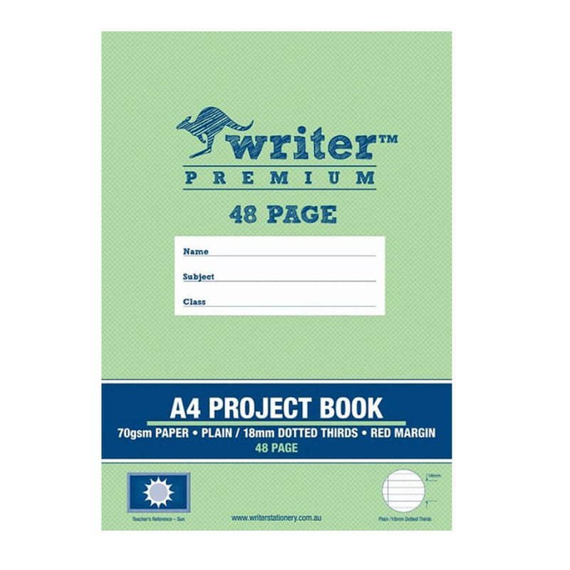 Writer Premium Plain &amp; Dotted Projektbuch (48 Seiten)