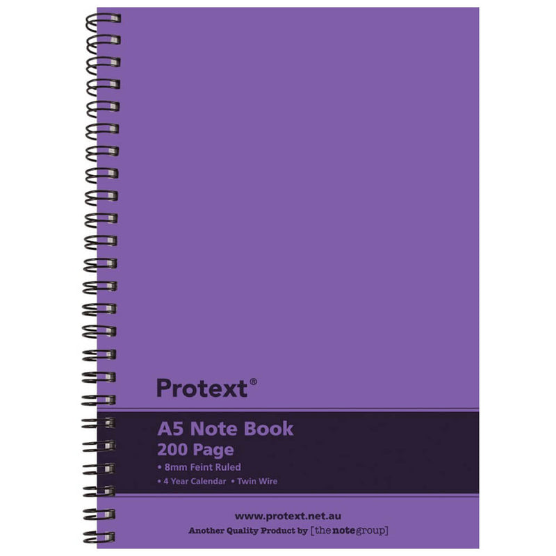 Protext Twin Wire Notebook 200 stránek (A5)