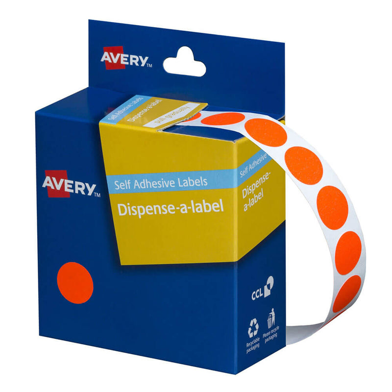 Avery Self-Adhesive Dot Labels 14mm (700pcs)