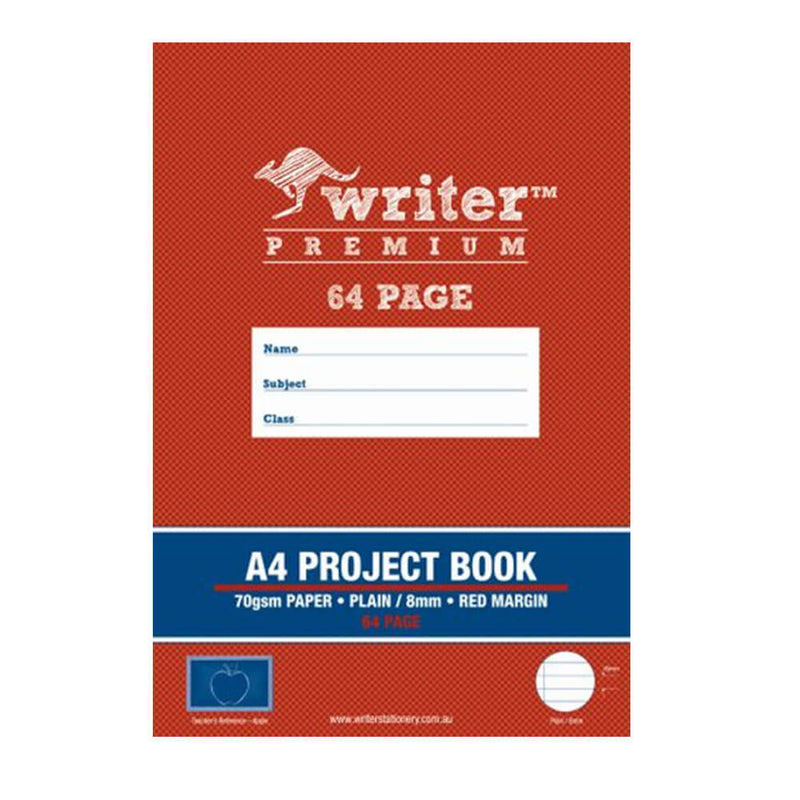 Writer Premium Projektbuch, blanko und liniert, 8 mm, A4