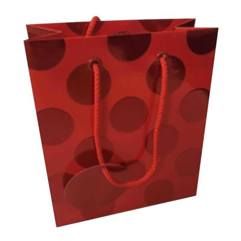 Ozcorp Foil Dot Gift Bag (Rot)