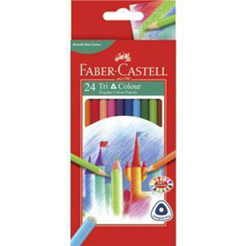 Faber-Castell Triangular Grip Colored Pencils