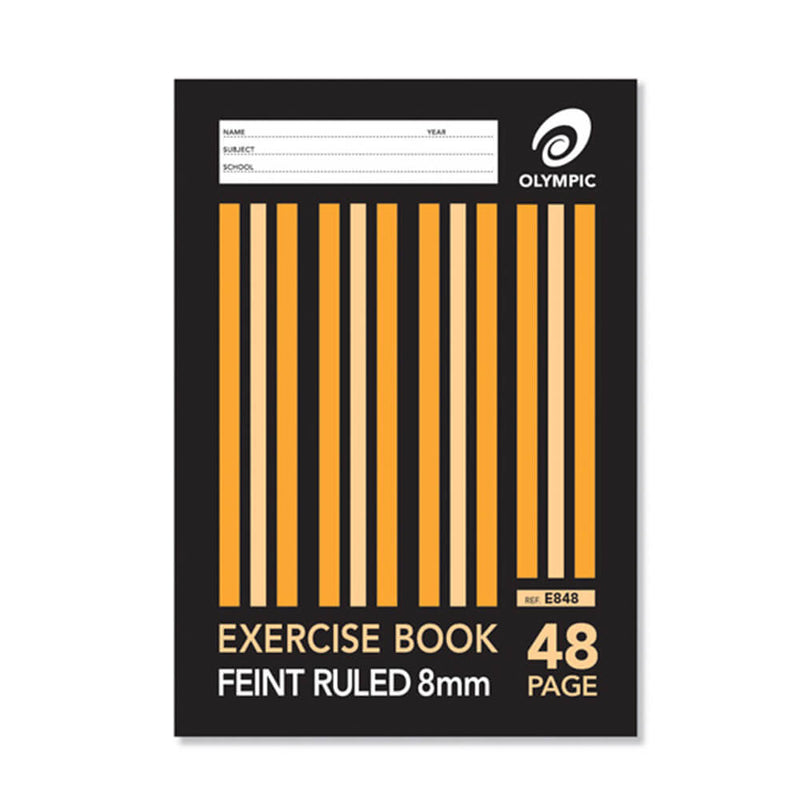 Olympijská A4 8mm vládla cvičební kniha (Pack 20)