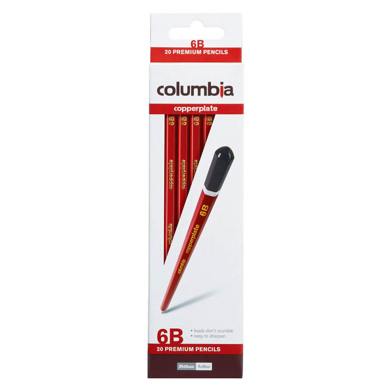  Columbia Copperplate Premium Bleistifte (Box mit 20 Stück)