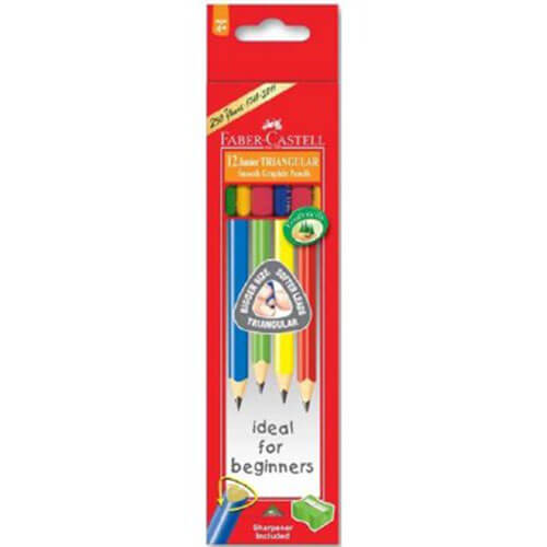 Faber-Castell Triangular Junior Grip Lead Pencil 12pcs