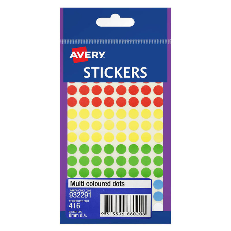 Avery F/P Punktetikett 8 mm (10er-Pack)