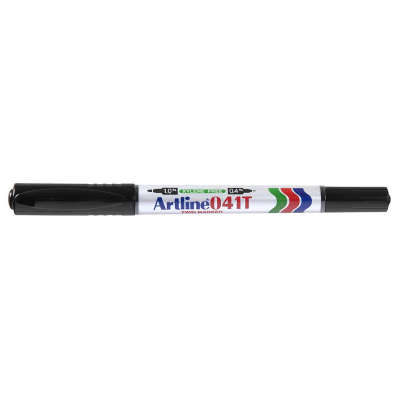 Artline Twin Tip Black Marker (Box of 12)