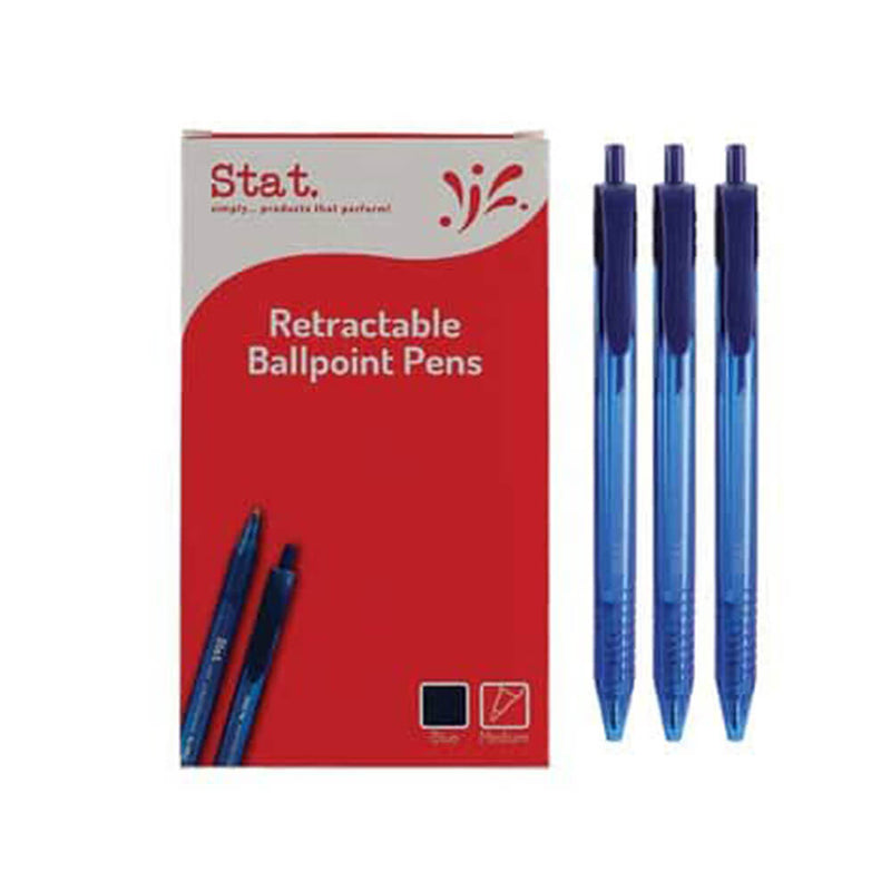 STAT zatahovací střední kuličkové pero 1 mm (krabice 12)