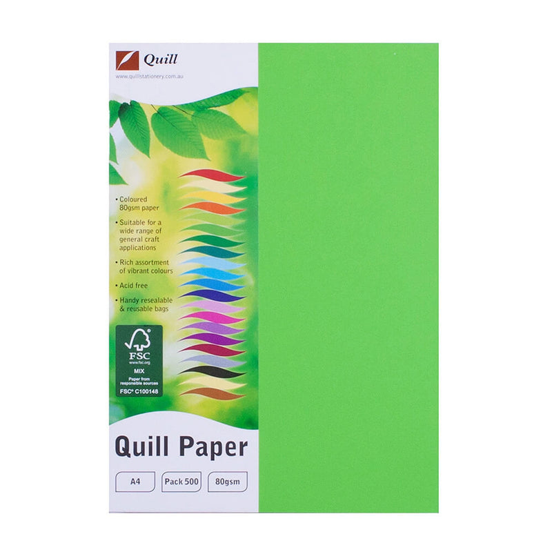 Quill A4 Colored Copy Paper 500pk (80GSM)