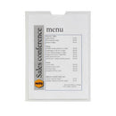 Marbig Clear Plastic Card držák 10pk (bez otvorů)