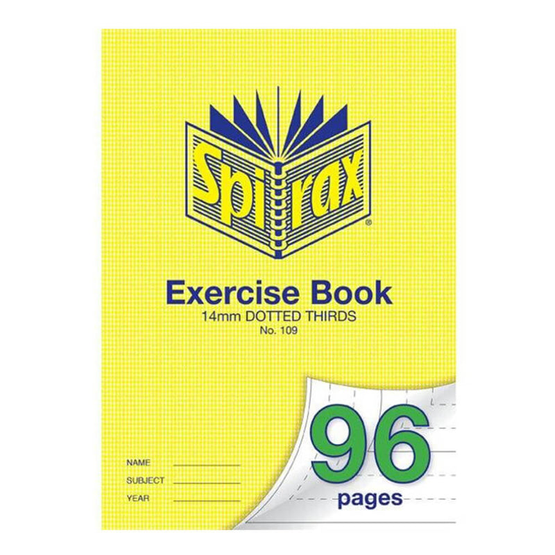 Spirax A4 tečkované třetiny 96stránkové cvičební kniha 10pk