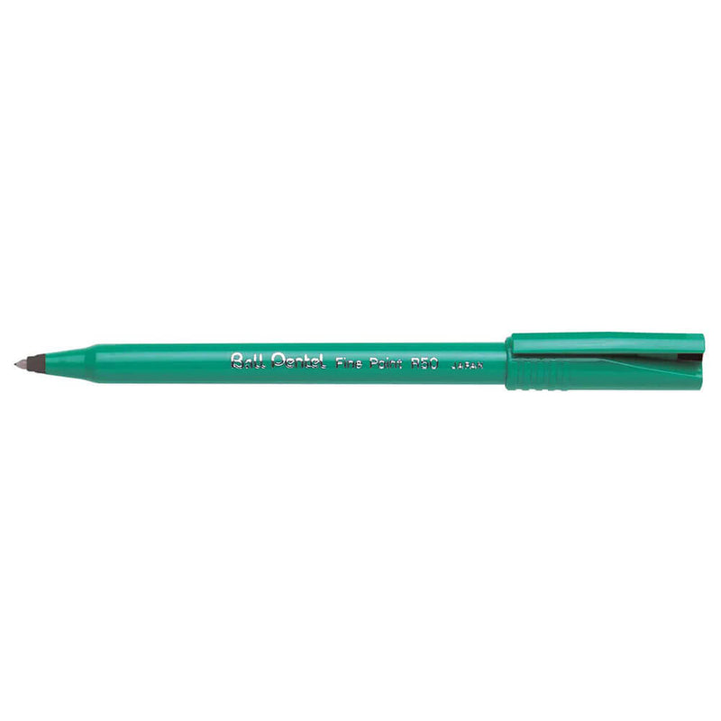 Pentel R50 Feiner Tintenroller, 0,8 mm (12er-Box)