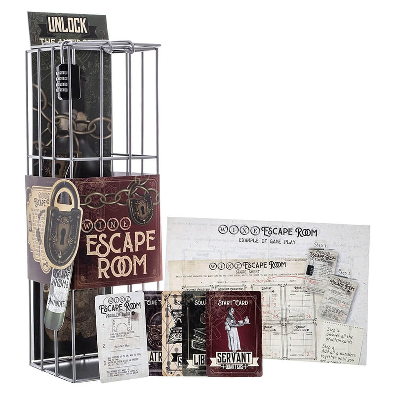 Boxer Gifts Wine Escape Room Game